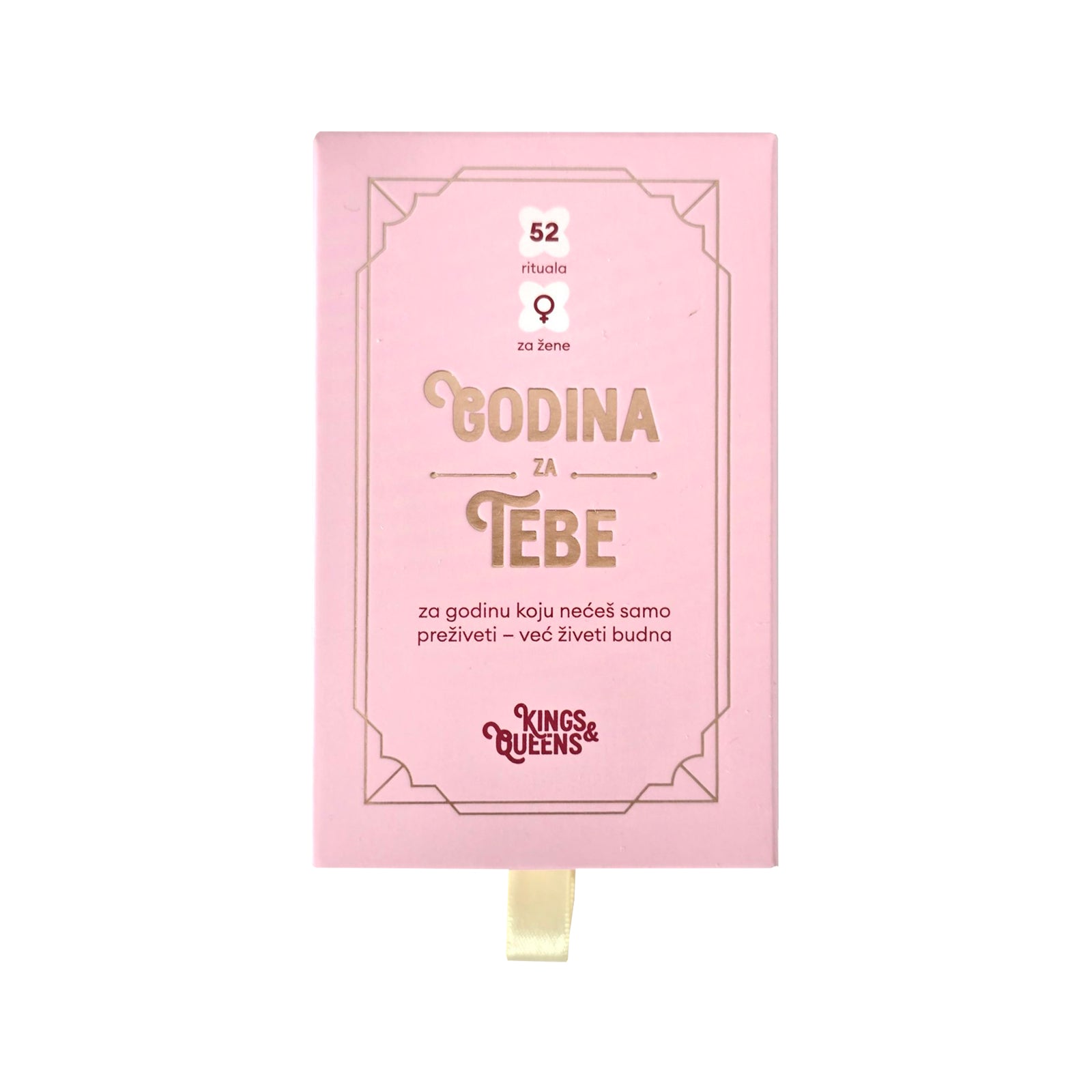 Godina Za Tebe – poklon za ženu koja radi na sebi, 52 kartice za svesnu godinu