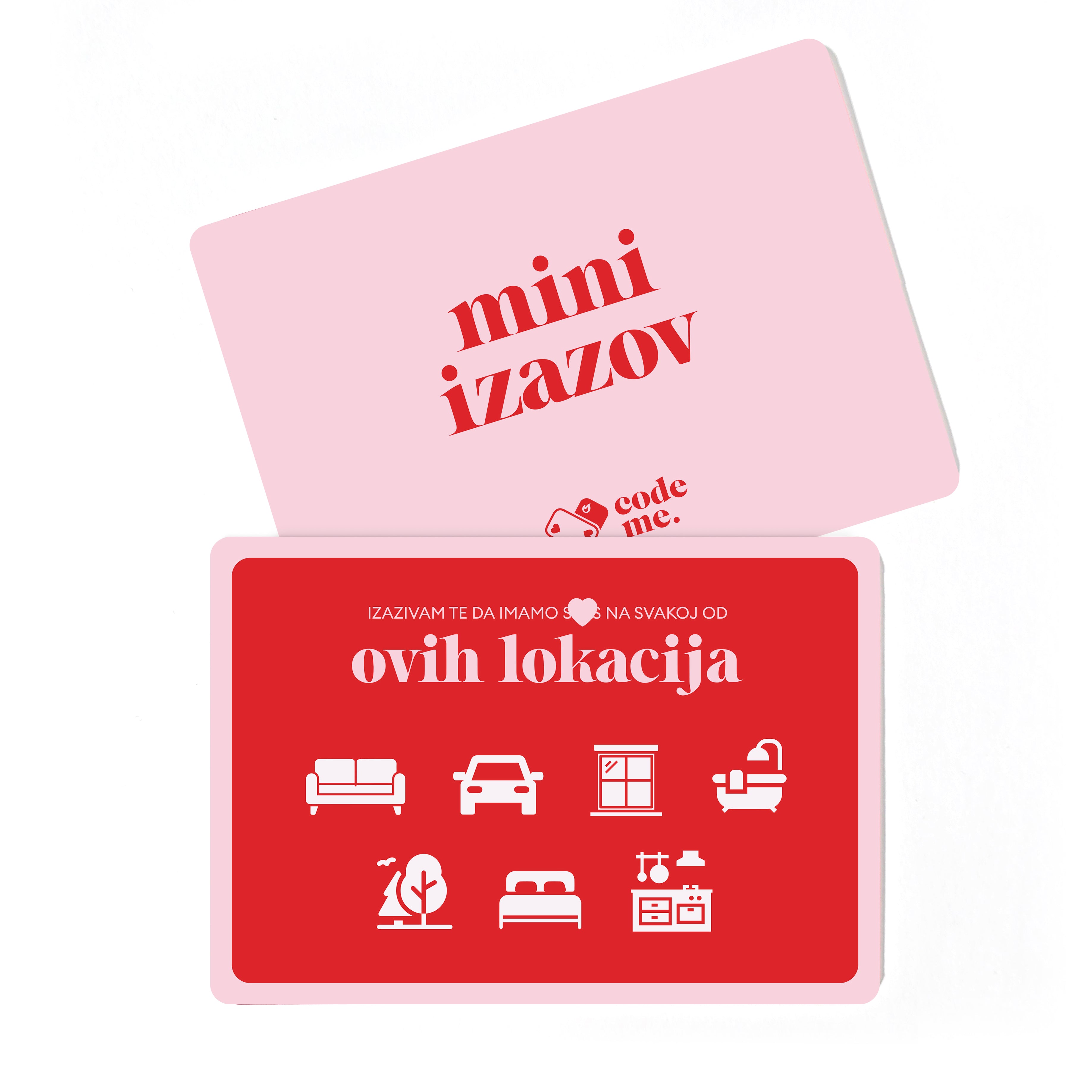 mini igra za parove izazov 7 lokacija poklon za dvoje razbijanje rutine