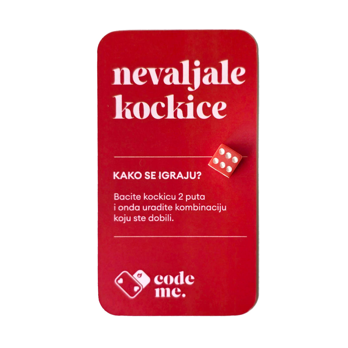 mini igra za parove kockice zadaci poklon za dečka devojku razbijanje rutine