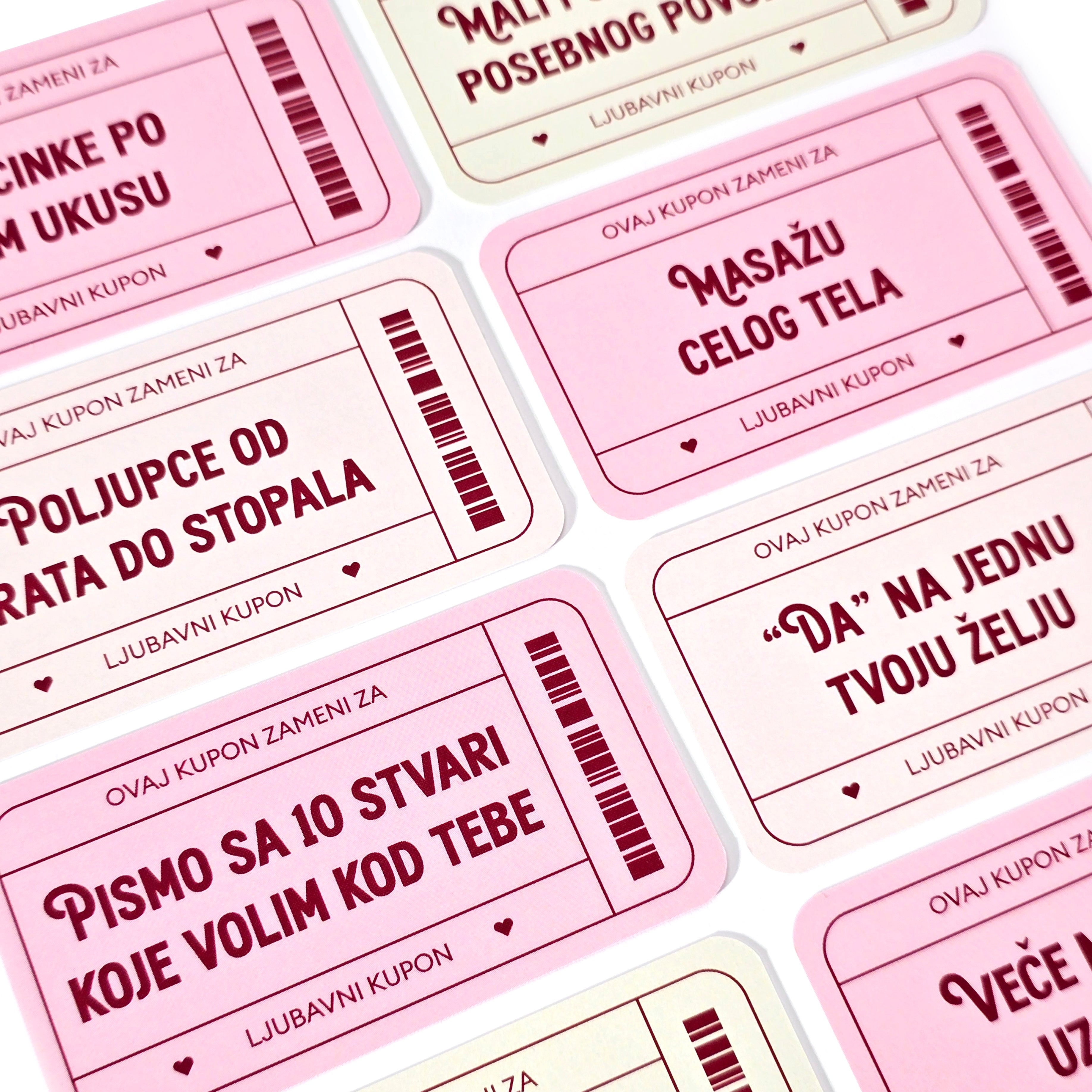 Romantični kuponi za nju i njega – poklon za godišnjicu i posebne trenutke